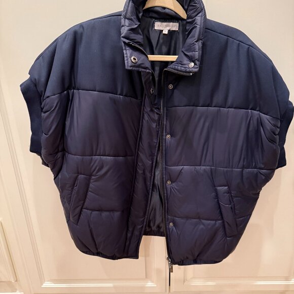 Navy Atomie Puffer Vest - Picture 1 of 3